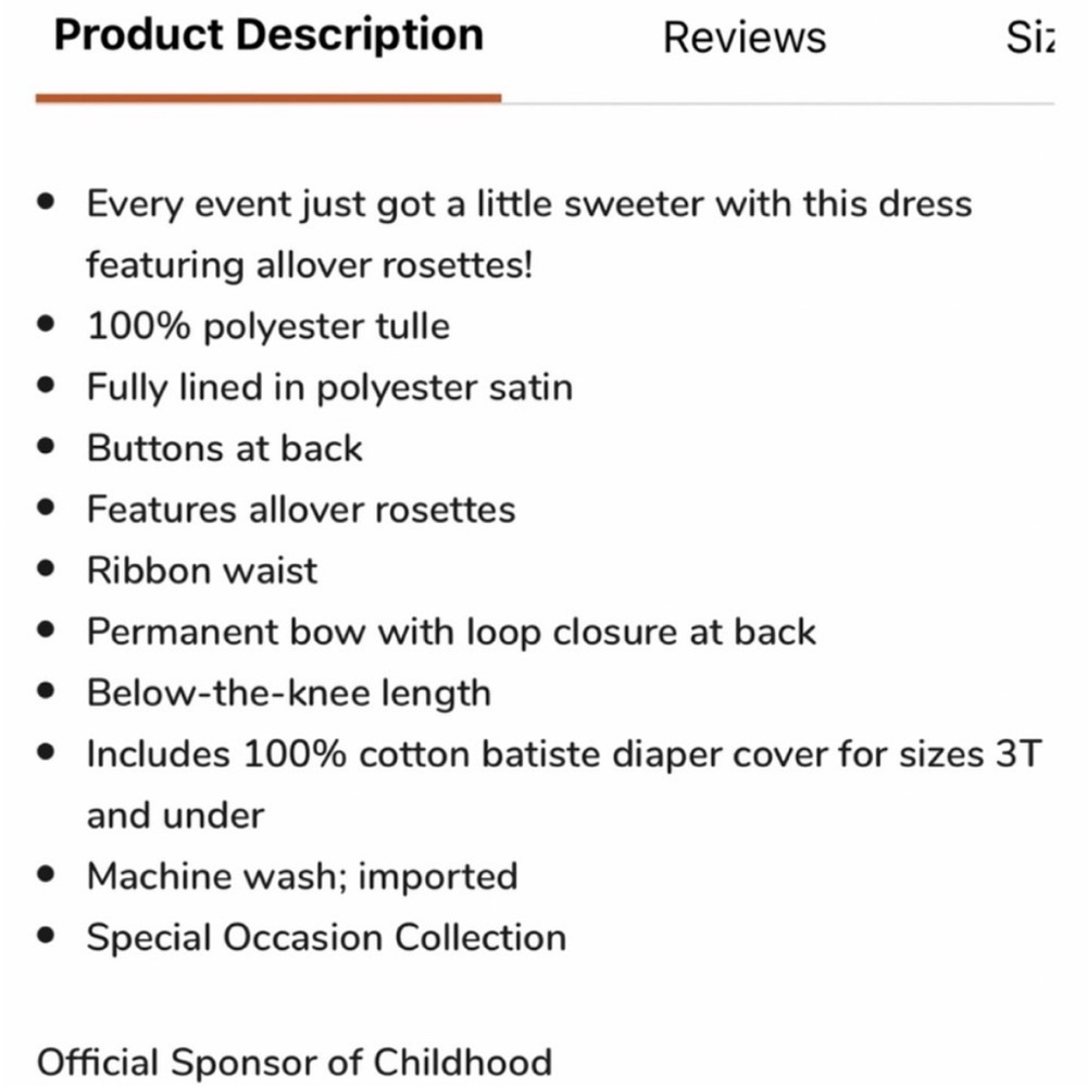 🌸GYMBOREE Rosette Dress. Size 12🌸 - Picture 6 of 12